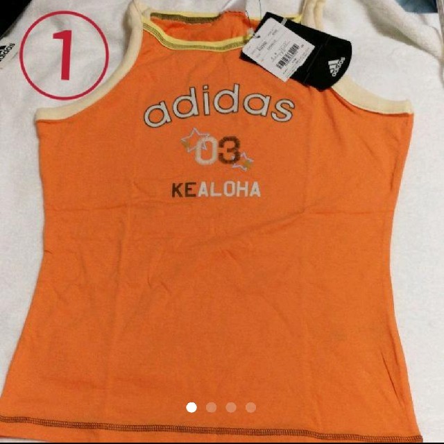 adidas(アディダス)のキッズ160　タンクトップ キッズ/ベビー/マタニティのキッズ服女の子用(90cm~)(Tシャツ/カットソー)の商品写真