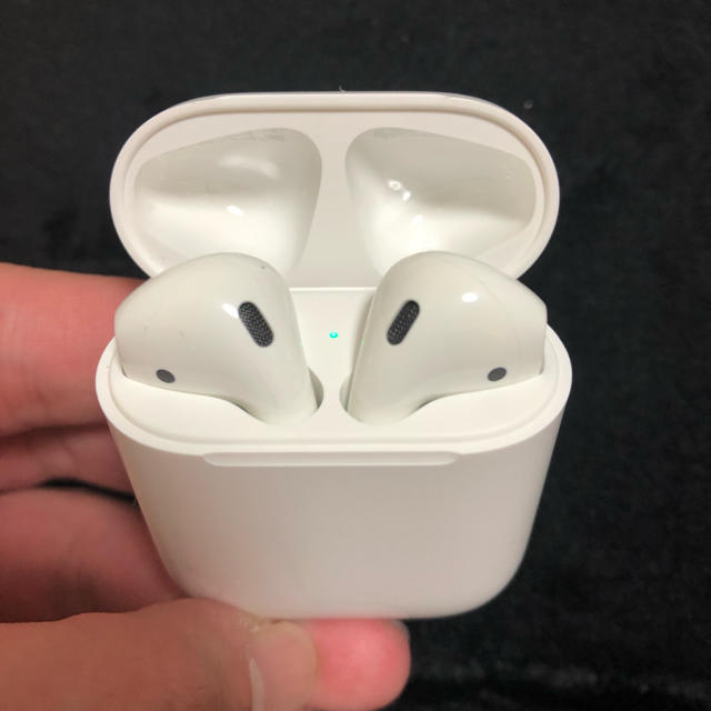 してないの Apple by used shop ashimoto｜アップルならラクマ - airpods 美品の通販 スマホ