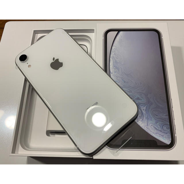 2022年春の XR iPhone - iPhone 64gb SIMフリー確約 新品未使用 ホワイト スマートフォン本体