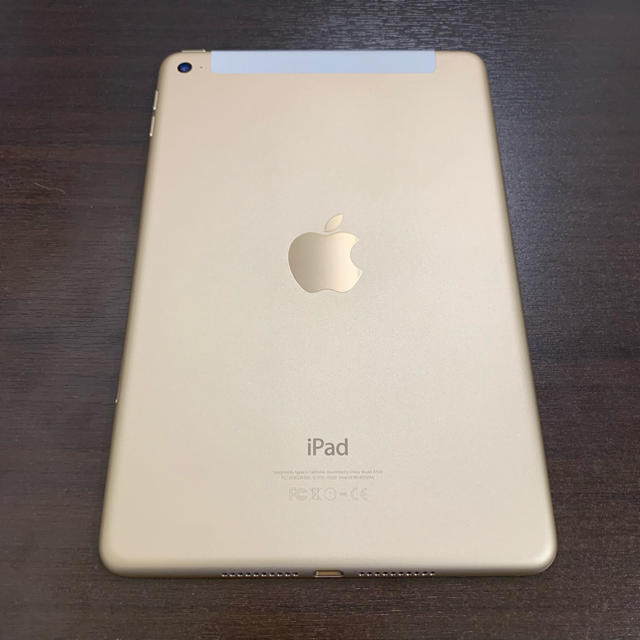 iPad(アイパッド)の【SIMロック解除済み】iPadmini4 16G セルラーモデル 送料込 スマホ/家電/カメラのPC/タブレット(タブレット)の商品写真
