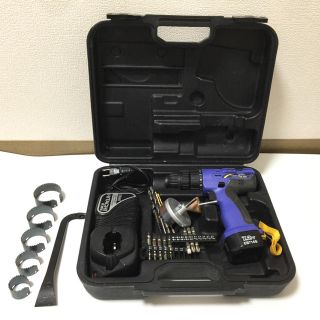 ヒタチ(日立)の日立工電 コードレスドライバドリル 充電器 ホールソー やすり ドライバセット(工具/メンテナンス)