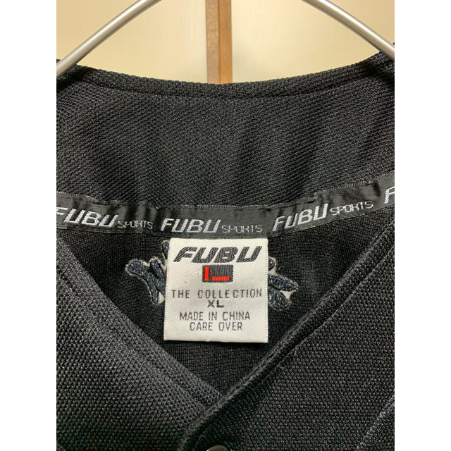 FUBU(フブ)のFUBU sports フブスポーツ ビッグサイズ ベースボールシャツ 黒 メンズのトップス(シャツ)の商品写真