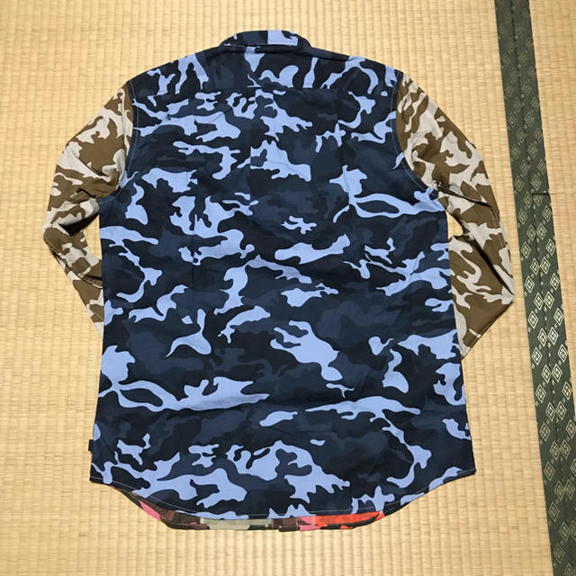 【新品】DIESEL パッチワーク 迷彩シャツ