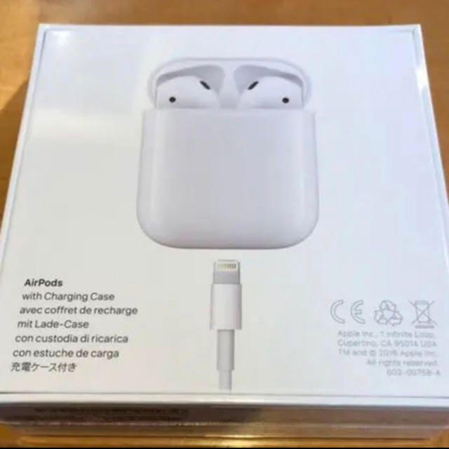 二個セット! Apple AirPods MMEF2J エアーポッズ 二個セット! Apple AirPods MMEF2J エアーポッズ