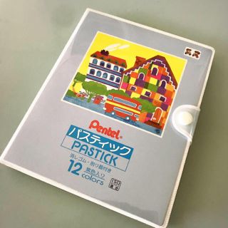 新品未使用のぺんてる12色セット!!クーピー 入園、入学準備にも!!(クレヨン/パステル)