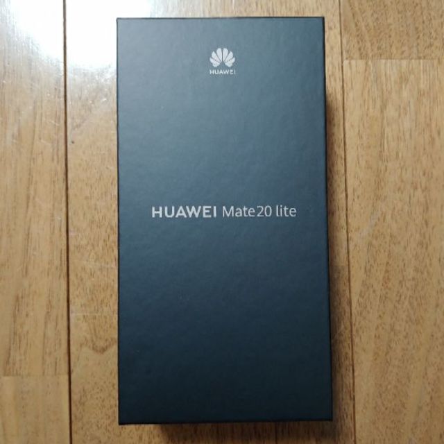 Huawei Mate 20 lite ブラック Simフリー新品未使用スマートフォン/携帯電話