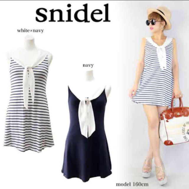 SNIDEL(スナイデル)のsnidel♡セーラーワンピ レディースのワンピース(ミニワンピース)の商品写真