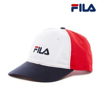 フィラ(FILA)の新品　FILA　ロゴ ベースボール キャップ　男女兼用(キャップ)