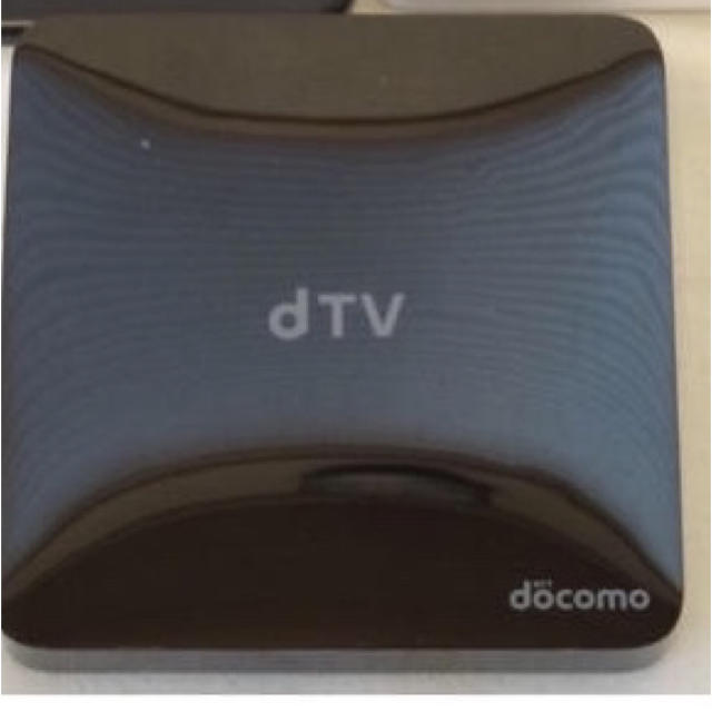 NTTdocomo(エヌティティドコモ)のdocomo dTV01 ブラック、接続動作確認済 スマホ/家電/カメラのテレビ/映像機器(その他)の商品写真