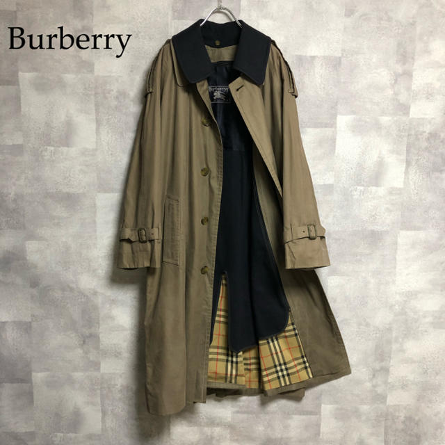 希少 Burberry ノバチェック ステンカラーコート ライナー つけ襟付き | フリマアプリ ラクマ