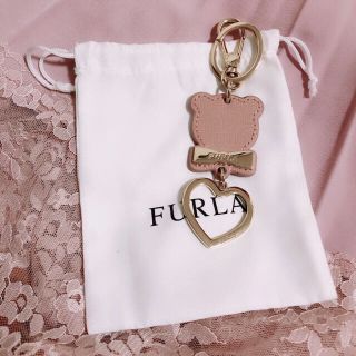 フルラ(Furla)のʚ꒰⑅あいり様専用🤍FURLAくま♡🧸ハートチャーム⑅꒱ɞ(バッグチャーム)