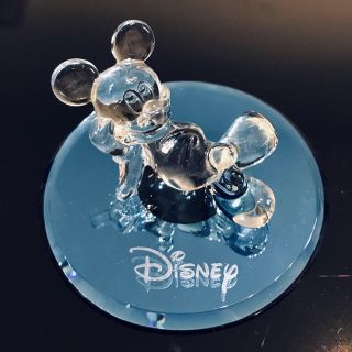 Disney ミッキー ガラス細工 の通販 By カラカラ S Shop ディズニーならラクマ