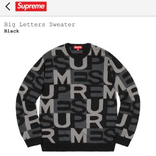 シュプリーム(Supreme)のSupreme Big Letters Sweater M 新品未使用(ニット/セーター)