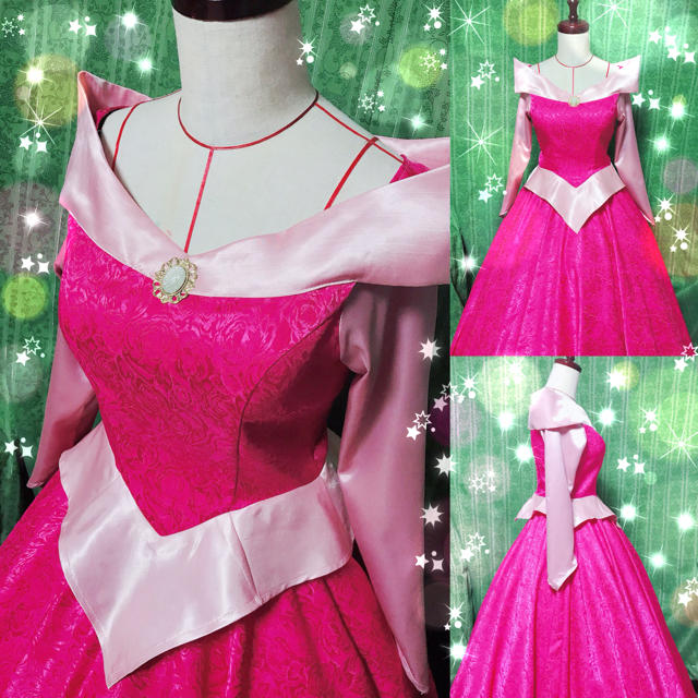 オーロラ姫 ピンク ドレス 眠れる森の美女 ディズニー プリンセス 仮装 衣装 | フリマアプリ ラクマ
