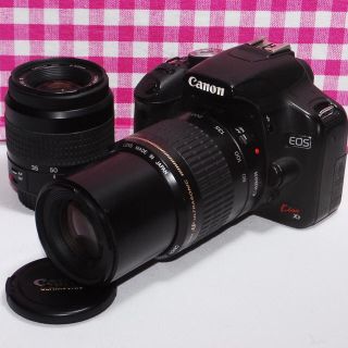 キヤノン(Canon)の⭐ドキドキ・ワクワク⭐Canon Kiss x3 大迫力のダブルズームキット(デジタル一眼)