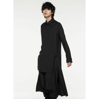 Yohji Yamamoto - GroundY yohjiyamamoto 後ろロングシャツの通販 by