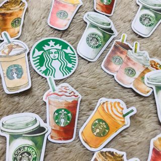 スターバックスコーヒー(Starbucks Coffee)のフレークシール 一袋 26枚入り(シール)