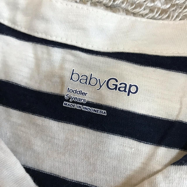 babyGAP(ベビーギャップ)の新品‼️GAPロンティー♪110 キッズ/ベビー/マタニティのキッズ服女の子用(90cm~)(Tシャツ/カットソー)の商品写真