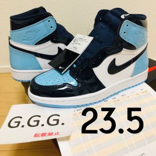 ナイキ(NIKE)の23.5 JORDAN 1 HIGH OG BLUE CHILL ジョーダン1(スニーカー)