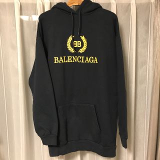 バレンシアガ(Balenciaga)の【ラクマ最安値】Balenciaga bb logo foodie ネイビー M(パーカー)