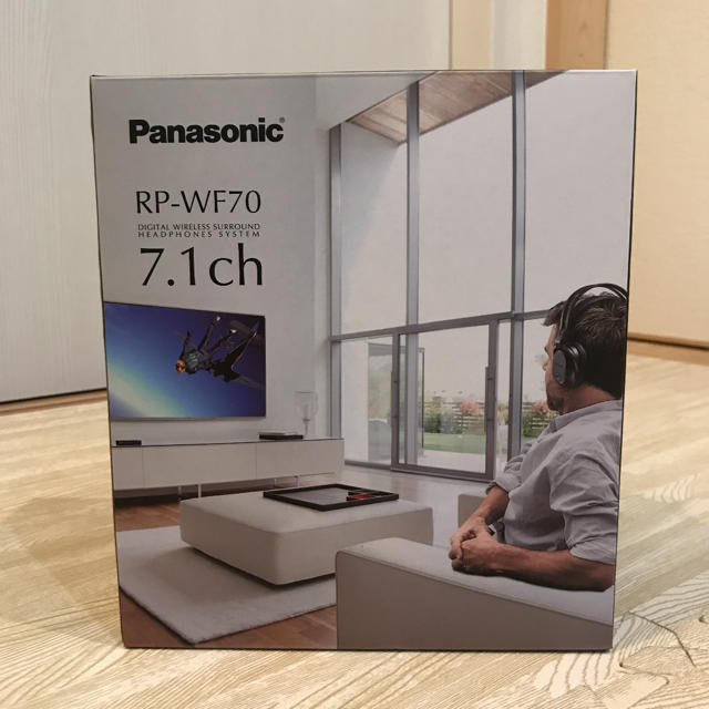 Panasonic(パナソニック)の新品 未使用 Panasonic 7.1ch RP-WF70 スマホ/家電/カメラのオーディオ機器(ヘッドフォン/イヤフォン)の商品写真