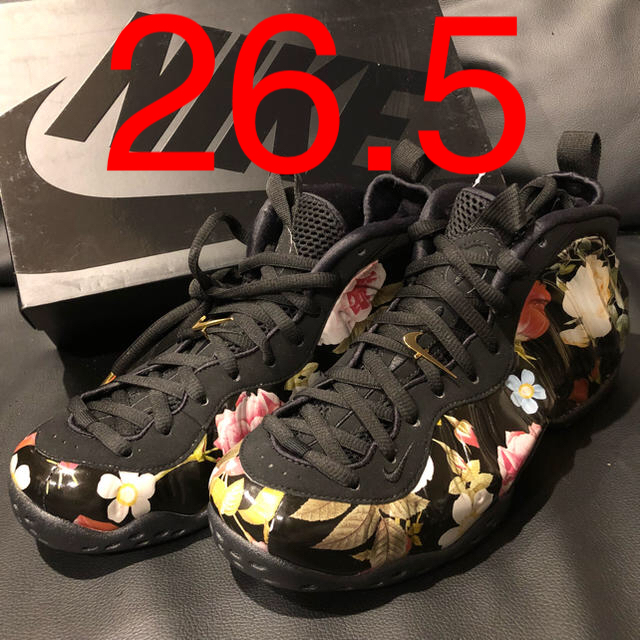 26.5 NIKE AIR FOAMPOSITE ONE FLORAL ポジット