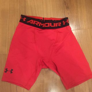 アンダーアーマー(UNDER ARMOUR)のUNDER ARMOUR スパッツ MD アンダーアーマー レッド  (レギンス/スパッツ)