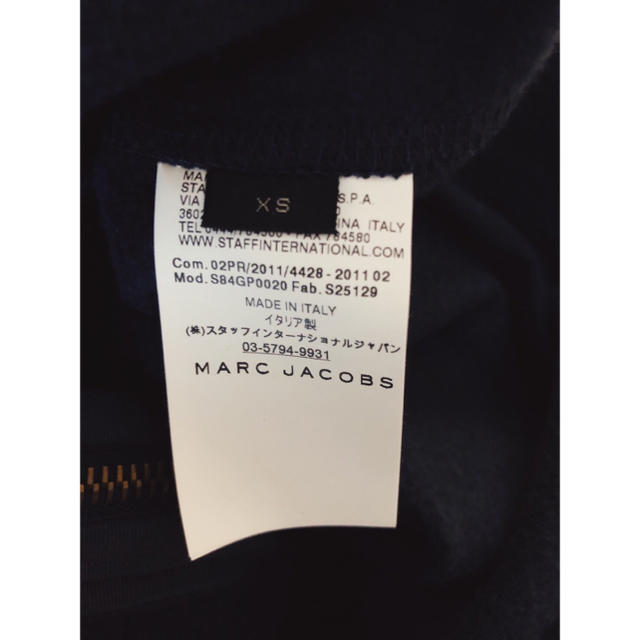 MARC JACOBS(マークジェイコブス)のMARC JACOBSレザーコンビパーカー メンズのトップス(パーカー)の商品写真