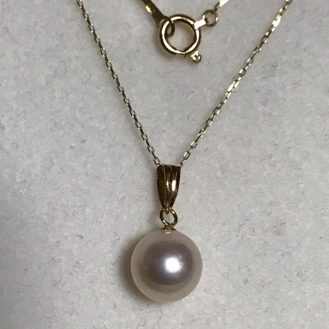 MIKIMOTO(ミキモト)の新品❣️ k18ネックレス&8mm アコヤパールペンダントトップ(^^) レディースのアクセサリー(ネックレス)の商品写真