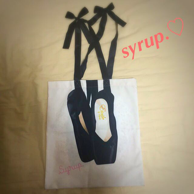 syrup.(シロップ)のSyrup. バレエシューズバッグ 黒 レディースのバッグ(トートバッグ)の商品写真