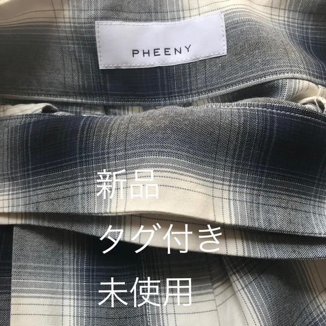 PHEENY(フィーニー)のPHEENY rayon ombre check pants2019SS 新品 レディースのパンツ(カジュアルパンツ)の商品写真