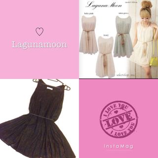 ラグナムーン(LagunaMoon)のLagunamoon♡レースワンピ美品(ミニワンピース)