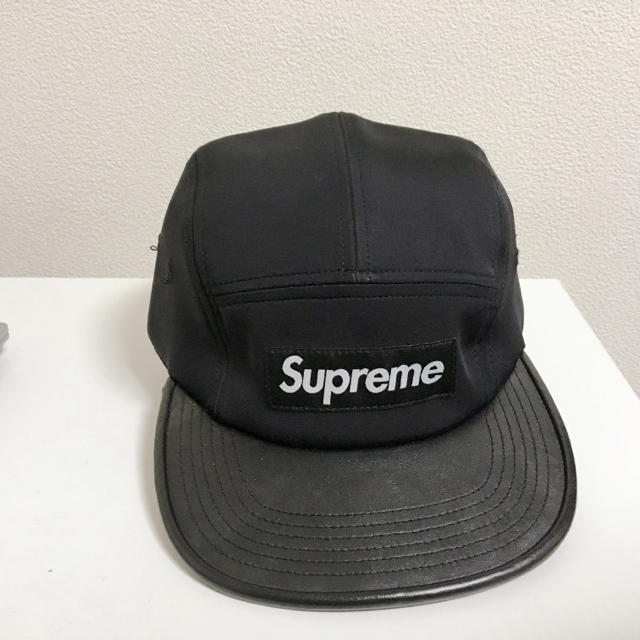 Supreme(シュプリーム)のsupreme Neoprene Leather Camp Cap メンズの帽子(キャップ)の商品写真