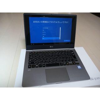 エルジーエレクトロニクス(LG Electronics)の新同品 LG gram 13Z980-GA56J 第8世代CPU 保証残あり(ノートPC)