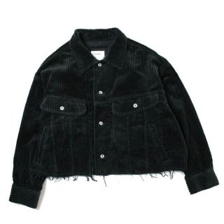 バレンシアガ(Balenciaga)の18aw CUT OFF OVERSIZED CORDUROY JACKET(Gジャン/デニムジャケット)