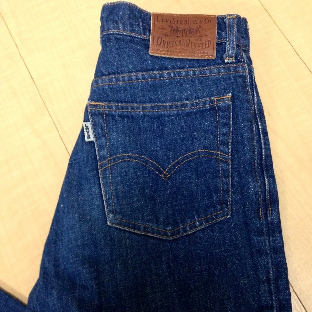 Levi's(リーバイス)の美品レア90sリーバイス ハイウエスト テーパードスリム デニムパンツ レディースのパンツ(デニム/ジーンズ)の商品写真