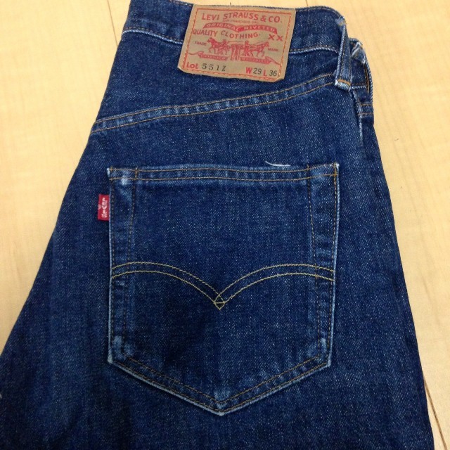 Levi's - レアビッグE リーバイス551ハイウエスト デニムの通販 Levi's - レアビッグE リーバイス551ハイウエスト デニムの通販
