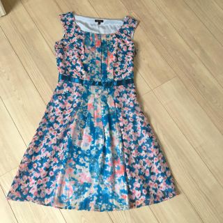 トッカ(TOCCA)のTOCCA 花柄シフォンワンピース(ひざ丈ワンピース)