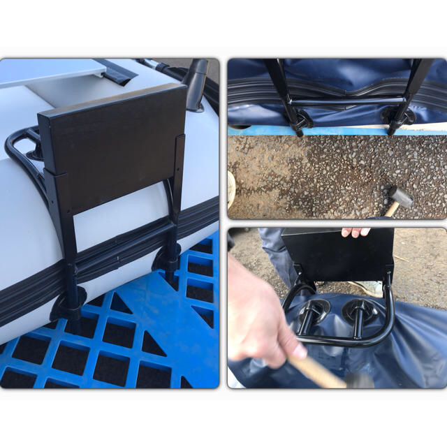 二人用ゴムボート スラットフロア ロッドホルダー モーター 二人用ゴムボート スラットフロア ロッドホルダー モーター