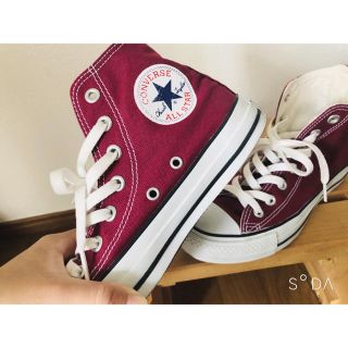 CONVERSE - 【コンバース】オールスター ハイカット マルーン ...