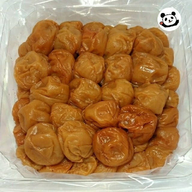 うす塩味 南高梅 つぶれ梅1kg×2　1-④⑤　実物画像です 食品/飲料/酒の加工食品(漬物)の商品写真