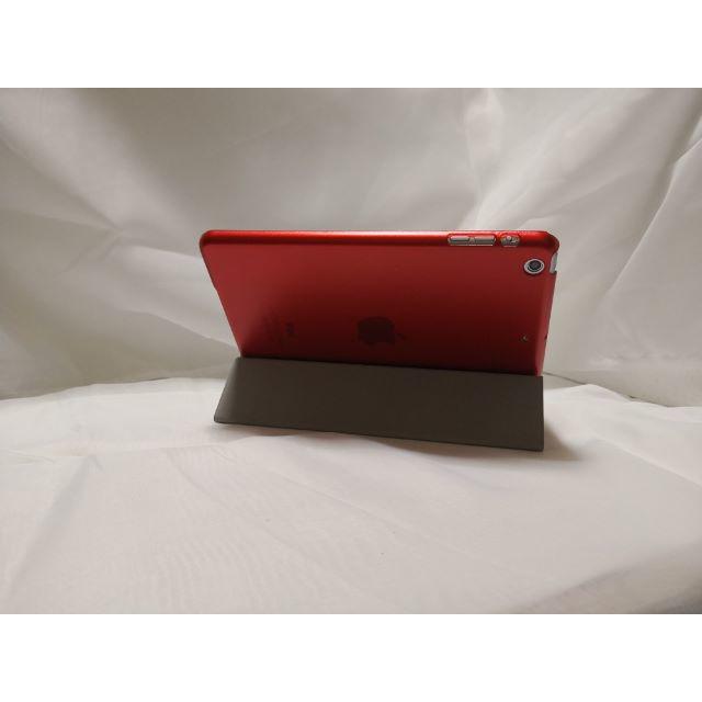 薄型軽量 iPad mini /2/3 兼用 レッド レザー スマートケース スマホ/家電/カメラのスマホアクセサリー(iPadケース)の商品写真