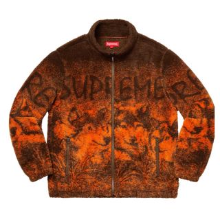 シュプリーム(Supreme)のsupreme wolf fleece jacket brown(ブルゾン)