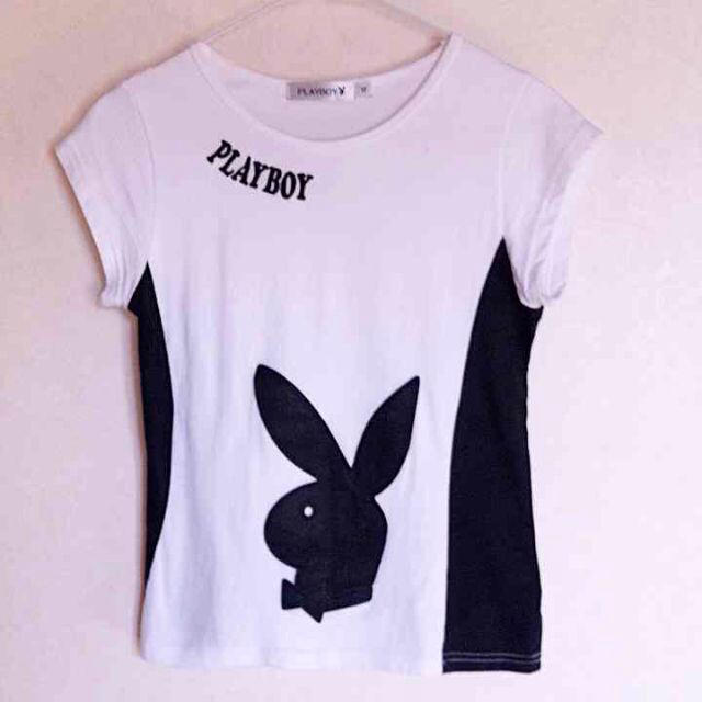 PLAYBOY(プレイボーイ)のプレイボーイTシャツ レディースのトップス(Tシャツ(半袖/袖なし))の商品写真