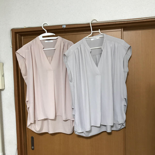 シマムラ(しまむら)のしまむら L 2枚set  とろみシャツ(Tシャツ(半袖/袖なし))