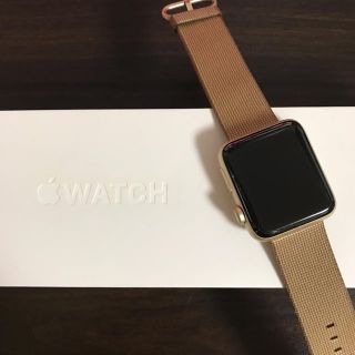 アップルウォッチ(Apple Watch)のApple Watch 2 42mm GPS ゴールド【ジャンク】(腕時計(デジタル))