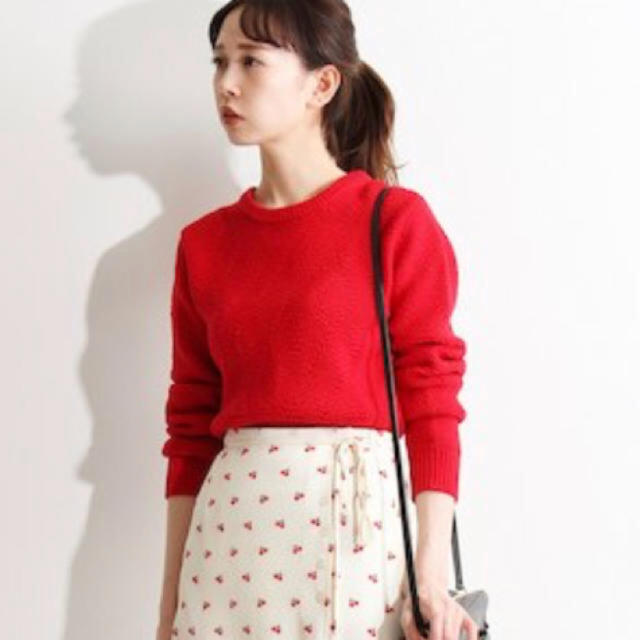 IENA ROUJE Pull GERMAIN ルージュ アーガイル織柄ニット - ニット ...