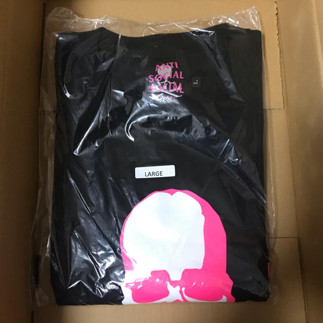 メンズLサイズ MASTERMIND ASSC Tee BLACK 黒 コラボ