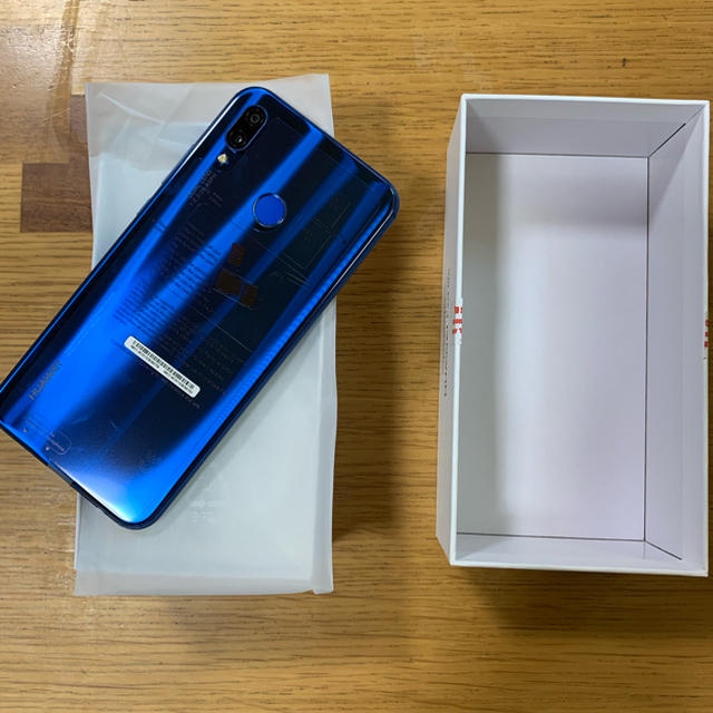 スマートフォン/携帯電話Huawei P20 lite ブルー 新品未使用