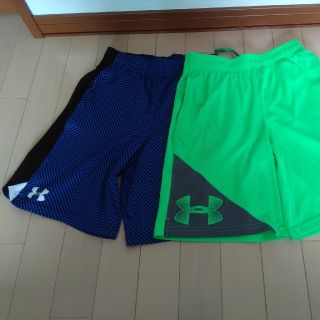 アンダーアーマー(UNDER ARMOUR)のアンダーアーマーハーフパンツ2枚組150センチ(パンツ/スパッツ)